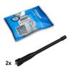 HQRP 2-Pack UHF High Gain Antenna Compatible with Motorola CP040, CP140, CP150, CP160, GP340, GP344, GP350, GP360, HT750, MV11C, MV12CV, MV21CVS view 2