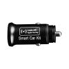 AccuGPS Dual Car Charger, Smart Car Kit AP200. Mobile Locator, Compatible with iOS, USB C 2-in-1 Smartphone Ignition Dual Fast Charging Intelligent Anti-Skid Device view 1