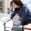 LED Magnifying Desk Lamp with Stand and Clamp for Repair, Crafts, Reading view 3