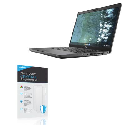 BoxWave Screen Protector Compatible with Dell Latitude 14 Chromebook (5400) - ClearTouch Crystal ToughShield 9H (2-Pack), Clear 9H Tough Flexible Film Screen Protector