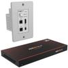 BZBGEAR 4K UHD 18Gbps HDMI/MDP/KVM Wall Plate Transmitter & Receiver Kit up to 230ft - BG-EXHD-70UWP-W view 1