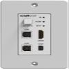 BZBGEAR 4K UHD 18Gbps HDMI/MDP/KVM Wall Plate Transmitter & Receiver Kit up to 230ft - BG-EXHD-70UWP-W view 2