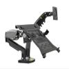 AVXANKTG Dual Monitor Laptop Stand with USB3.0 F160-FP Gas Spring Dual Arm for 17"-27" Monitor + 10"-17" Laptop Stand view 1