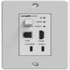 BZBGEAR 4K UHD 18Gbps HDMI/USB-C/KVM Wall Plate Transmitter & Receiver Kit up to 230ft - BG-EXH-70UWP-W view 2