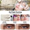 12W UV Lash Light with Foot Pedal, Lash Lamp for Eyelash Extension Grafting Eyebrow Beauty Salon, Lash floor Lamp for Eyelash Tech, Rapid Dry in 2 Seconds, Adjustable Angle and Light Spot Size, White view 4
