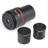 ZTBH Microscope Accessories Kit 0.5X Lens Microscope Camera Adapter 23.2mm C-Mount Electronic Eyepiece Auxiliary Reduction Lens for Connecting Camera Microscope Slides(with Adapter) view 1