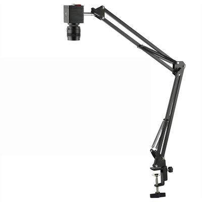 JOEBO Microscope Kit 1080P 14MP USB HDMI VGA Digital Industrial Video Microscope Camera + 35mm Big Visual Fixed Focus Lens High Working Distance Microscope Lens Adapters(HDMI VGA,51cm Stand)