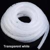 ELLANA spiral protector 4mm to 30mm Cable Management Sheath Winding Pipe Spiral Wrapping Transparent Black Wire Protector Plastic Organizer Tube Sleeve wraps cable(Black,10mm x 7.5 meter) view 4