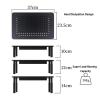 CUFTOBJM Computer Elevated Stand seat Cushion Monitor Riser Desktop Stand Flat Metal Adjustable Stand view 2
