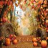 15x10ft Fall Photography Backdrop Autumn Maple Leaves Pumpkin Background Maple Forest Flowers Backdrops Thanksgiving Party Decorations Supplies Farm Harvest Banner Photo Booth Props view 1