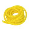 ELLANA spiral protector 5 Meter Sleeving Tube Cover Spiral Wrap Line Pipe Protect Spiral Wrap Wire Organizer Winding Flame Retardant Cable Protector wraps cable(Yellow,42mm) view 1