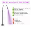 12W UV Lash Light with Foot Pedal, Lash Lamp for Eyelash Extension Grafting Eyebrow Beauty Salon, Lash floor Lamp for Eyelash Tech, Rapid Dry in 2 Seconds, Adjustable Angle and Light Spot Size, Blac view 4