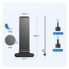 WPTGODGB Monitor Stand VESA 75x75mm Portable Computer Screen VESA Monitor Adapter with Manual Screws for 7-17.3 Inch Monitor Mounting Adjustable Bracket Vertical Desktop Stand view 2