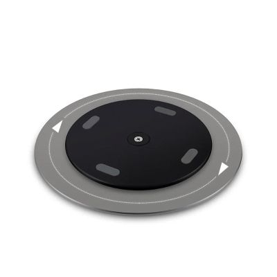 AVXANKTG 360 Degree Rotating Monitor Base Disc Non-Slip Laptop Aluminum Alloy Computer Stand Base