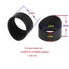 JOEBO Microscope Kit 2Pcs 34mm Diameter Rubber Eyepiece for Stereo Microscope Telescope Microscope Lens Adapters view 2