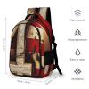BTCOWZRV Laptop Backpack Lightweight Waterproof Travel Daypack 4th of July Patriotic Flag Hiking Bag for Women Men 15.6in view 2