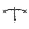 AVXANKTG DL-MS02 Desk Clamp Full Motion 360 Degree Dual Monitor Stand 10"-27" Clamp Stand Monitor Mount Arm Load 9.9kg PC Stand view 1