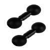 NILKATSS 2PCS Anti Skid Double Ball Mount,25mm to 1 Inch Balls Unit, Extension Dual Ball Adapter, Compatible With Multiple Double Socket Arm And Mount Extension Arm Kit view 1