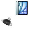 BoxWave Smart Gadget Compatible with Apple iPad Air (6th Gen 2024) (11 in) - AllReader SD Card Reader, microSD Card Reader SD Compact USB - Jet Black view 1