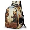 BTCOWZRV Laptop Backpack Lightweight Waterproof Travel Daypack Cute Bears Play in The Tree Hiking Bag for Women Men 15.6in view 1