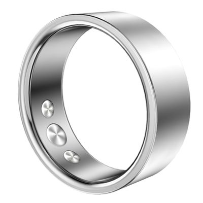 TQQEPOOL Smart Ring Health Tracker,Sleep Quality Monitor Fitness Step Counting Ring with Charging Case,IP68 Waterproof and Dustproof,Great Gift for Women & Men(Silver,20#)