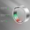 TQQEPOOL Smart Ring Health Tracker,Sleep Quality Monitor Fitness Step Counting Ring with Charging Case,IP68 Waterproof and Dustproof,Great Gift for Women & Men(Silver,20#) view 4