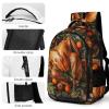 BTCOWZRV Laptop Backpack Lightweight Waterproof Travel Daypack Turkey And Green Beans Hiking Bag for Women Men 15.6in, White view 4