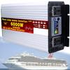1000W/1600W/2200W/3000W/3500W/4000W/5000W/5500W/6000W/8000W/12000W Pure Sine Wave Power Inverter 12V/24V/48V/60V/72V dc to ac 110V/230V with 2 Socket, LCD Display, for RV,6000W-48Vto220V view 1