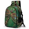 BTCOWZRV Laptop Backpack Lightweight Waterproof Travel Daypack Jewel Dragonfly Hiking Bag for Women Men 15.6in view 1
