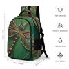 BTCOWZRV Laptop Backpack Lightweight Waterproof Travel Daypack Jewel Dragonfly Hiking Bag for Women Men 15.6in view 2