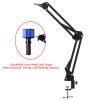 Brilluxa Microscope Boom Stand, Adjustable Camera Bracket and Flexible 360 Arm with 42mm Lens Ring, Foldable Mount for Industrial Microscope Inspection and Workbench Imaging view 4