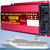 1000W/1600W/2200W/3000W/3500W/4000W/5000W/5500W/6000W/8000W/12000W Pure Sine Wave Power Inverter 12V/24V/48V/60V/72V dc to ac 110V/230V with 2 Socket, LCD Display, for RV,1600W-60Vto110V view 1