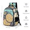 BTCOWZRV Laptop Backpack Lightweight Waterproof Travel Daypack Lemon Slices in Cup Hiking Bag for Women Men 15.6in view 2