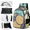 BTCOWZRV Laptop Backpack Lightweight Waterproof Travel Daypack Lemon Slices in Cup Hiking Bag for Women Men 15.6in view 4