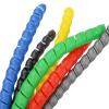 Spiral Protector 5 Meter Sleeving Tube Cover Spiral Wrap Line Pipe Protect Spiral Wrap Wire Organizer Winding Flame Retardant Cable Protector Wraps Cable(Red,38mm) view 3