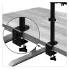 AVXANKTG M074 Dual LCD Monitor Desk Mount Fully Adjustable Stand with Extra Laptop Tray for Laptops up to 17" and Screens up to 32" view 3