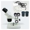 JOEBO Microscope Kit 20X 40X Illuminated Industrial Binocular Stereo Microscope Microscope Lens Adapters(WF10X-110V Light) view 1