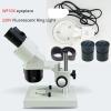 JOEBO Microscope Kit 20X 40X Illuminated Industrial Binocular Stereo Microscope Microscope Lens Adapters(WF10X-220V Light) view 2