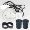 JOEBO Microscope Kit 20X 40X Illuminated Industrial Binocular Stereo Microscope Microscope Lens Adapters(WF10X-220V Light) view 4