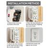 MARALANG 5PCS -2 Electrical Outlet Box Extenders with 10PCS Screws, Single Gang Box Extender Outlet Box Extender Electrical Box Extender White, 500456645 view 2