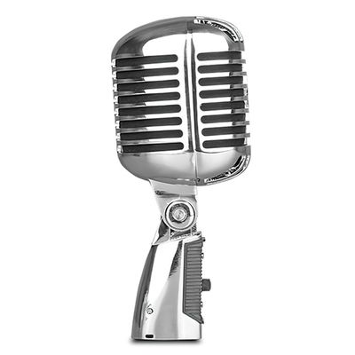 MARALANG Vintage Metal Microphone for 55SH Classic Dynamic Wired Handheld Mic Microphone for Live Recording Karaoke Studio, Gray, 500717439