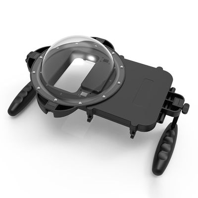 MARALANG Handheld Diving Housing Case for Dome 4.5-7.0 Inch Phone Universal Smartphone HD Light Transmission Filter Waterproof Easy Install Easy to Use, Black, 500706851
