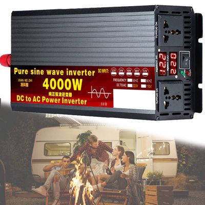 Pure Sine Wave Inverter 1000W/1600W/2200W/3000W/3500W/4000W/5000W/5500W/6000W/8000W/12000W, Power Converter 12V/24V/48V/60V/72V DC to 110V/230V AC, Car Inverter,4000W-48Vto110V