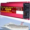1000W/1600W/2200W/3000W/3500W/4000W/5000W/5500W/6000W/8000W/12000W Pure Sine Wave Power Inverter 12V/24V/48V/60V/72V dc to ac 110V/230V with 2 Socket, LCD Display, for RV,3000W-12Vto110V view 1