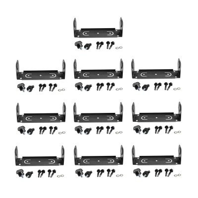 10 Pack RLN6466 GLN7324A RLN6077 Mounting Bracket Low-Profile Trunnion Kit for CM200 CM300 CM200D CM300D PM400 CDM750 CDM1250 CDM1550 CDM1550LS TLK150 XPR4580 XPR5350 Two Way Radio Accessories