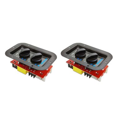 MARALANG 2X 2 Ways 350W Speaker Treble+Bass Frequency Divider Crossovers Speaker Filters DIY for DIY Home Theater, Black, 750143673