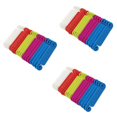 MARALANG 60 Pcs Cable Tags Cable Management Tags Multicolor Cable Labels Cord Identification Tags for USB Computer Phone Charger, 750016288