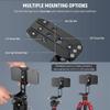 MARALANG Mini Pocket Foldable Tripod for Phone Vertical Horizontal Photograph Expansion Video Light Microphone Photography Vlog Easy Install Easy to Use, Black, 500710996 view 4