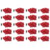 MARALANG 2000Pcs Red RJ45 Port Ethernet LAN Hub Anti Dust Cover Plug Cap Blockout Protector with Proprietary Lock and Key view 1