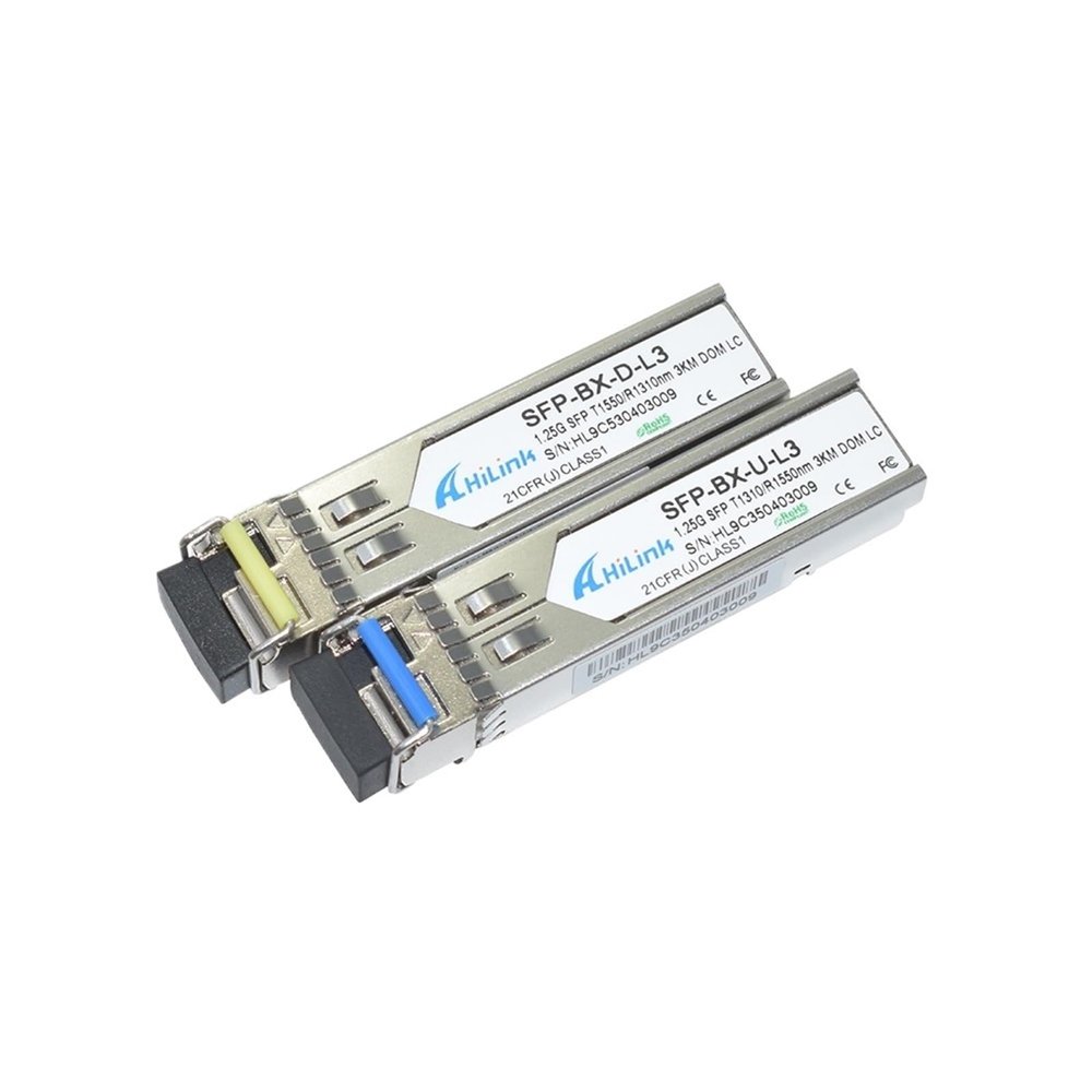 DWFSKZKV 1000BASE-BX Single Core 1.25G 1310/1550nm 3km/20km LC/SC WDM SFP(2pairs 3km LC)